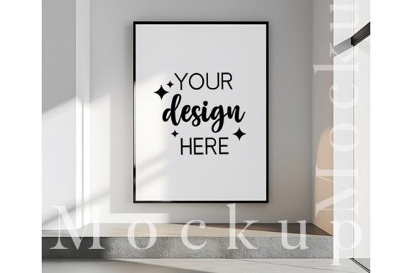 Download Black Frame Mockup, Single Frame Mockup - Mockup Collection