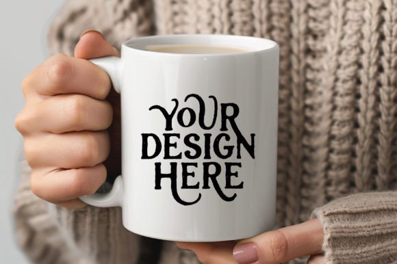 Download Blank Mug Mockup Winter White Coffee Mug - Mockup Collection