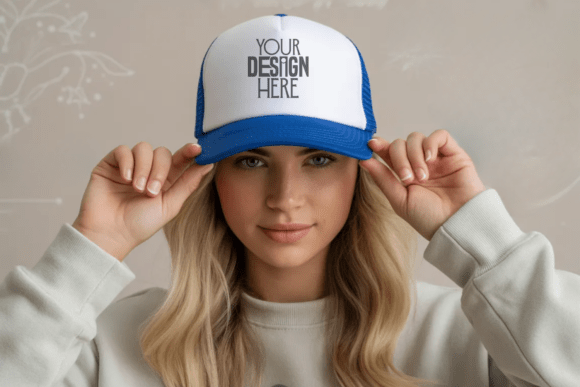 Download Otto Trucker Hat Mockup - Mockup Collection