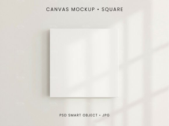 Download Square Canvas Mockup Art Display PSD - Mockup Collection