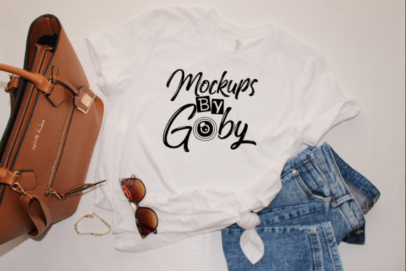 Download White T-shirt Mockups, Woman Design - Mockup Collection