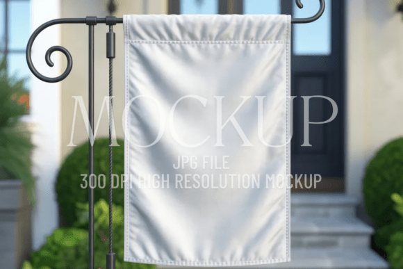 Download Garden Flag Sublimation Mockup - Mockup Collection