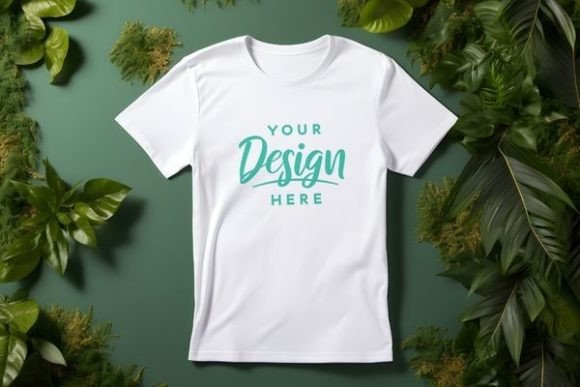 Download Free White T Shirt Mockup Template 09 - Mockup Collection