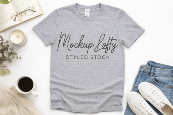 Download Gildan 64000 Sport Grey Unisex Mockup - Mockup Collection