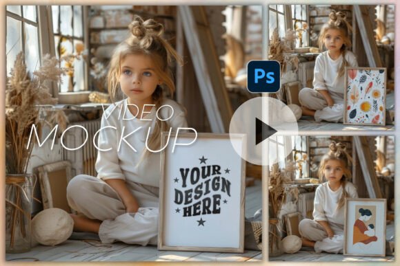 Download Video Frame Mockup PSD Frame Animation - Mockup Collection