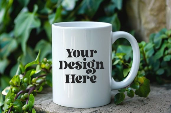 Download Green Nature Coffee Mug Garden Mockup - Mockup Collection