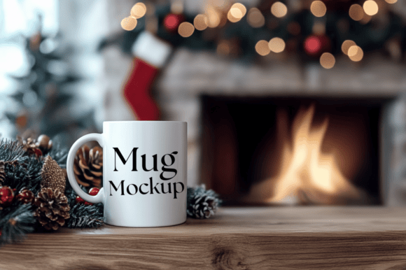 Download Christmas White Mug Mockup - Mockup Collection