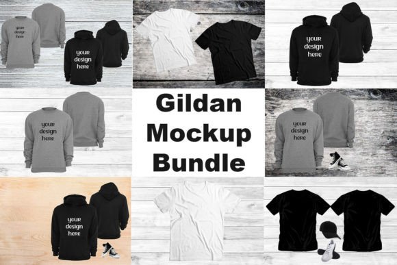 Download Gildan Mockup Bundle Apparel Mockup - Mockup Collection