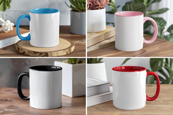 Download Coffee Mug Mockup Bundle, Colorful - Mockup Collection