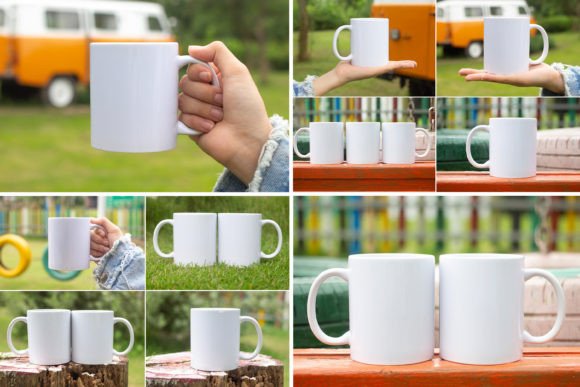 Download Bundle 11oz Mug Mockup PSD - Mockup Collection