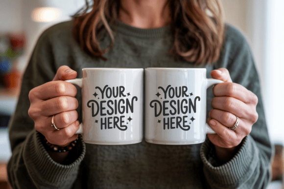 Download Christmas White Mug Mockup 75 - Mockup Collection