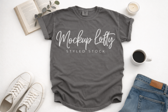 Download C1717 Pepper Flat Lay T-shirt Mockup - Mockup Collection