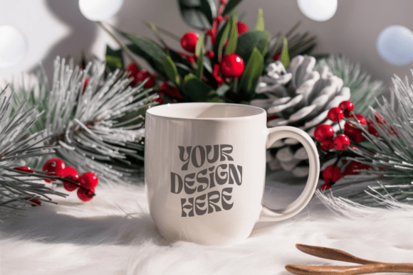 Download Christmas 11oz White Mug Mockup 36 - Mockup Collection