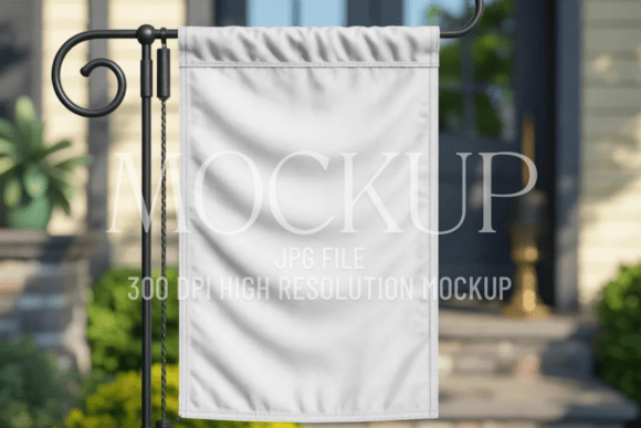 Download Garden Flag Sublimation Mockup - Mockup Collection