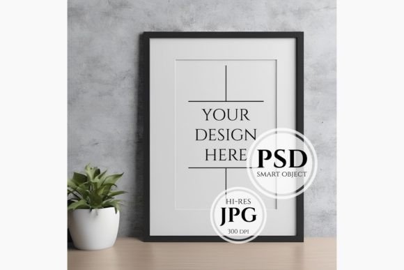 Download Frame Mockup, Wall Art Mockup Frame - Premium Resources