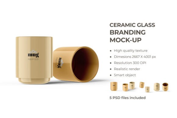Download Ceramic Glass Branding Mockup - Mockup Collection