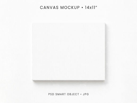 Download 14x11 Canvas Mockup PSD JPG - Mockup Collection