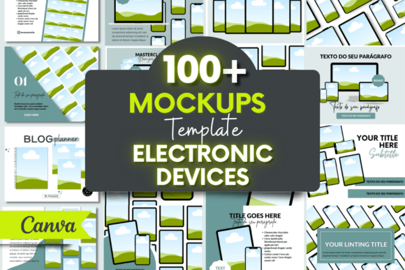 Download Digital Product Mockup, Canva Mockup - Mockup Collection