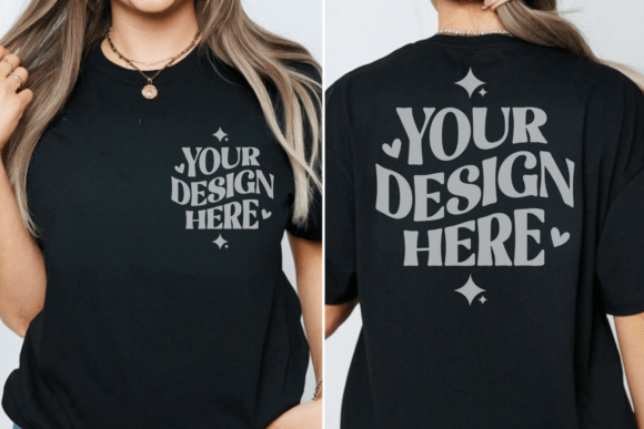 Download Bella Canvas 3001 Front &amp; Back Mockup 8 - Mockup Collection