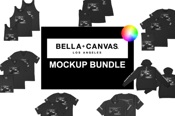 Download Bella Canvas Apparel Mockup Bundle - Mockup Collection