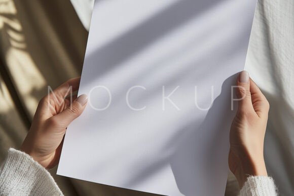 Download Person Holding Poster Mockup 4 - Mockup Collection