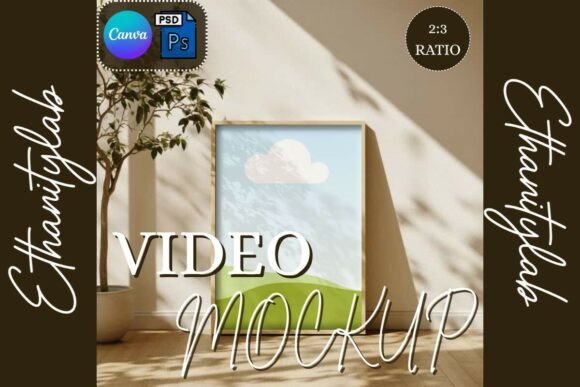 Download Video Frame Mockup | Canva &amp; PSD - Mockup Collection