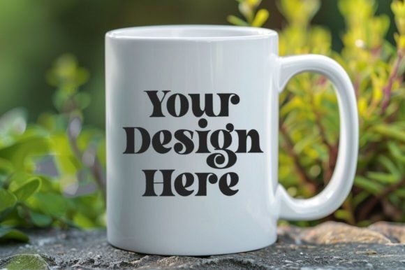 Download Green Nature Coffee Mug Garden Mockup - Mockup Collection