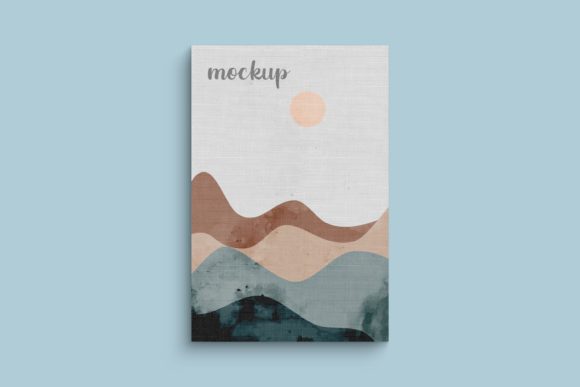 Download Painting Canvas Mockup Template - Mockup Collection