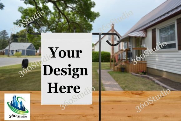 Download Garden Flag Mockup 6 - Mockup Collection