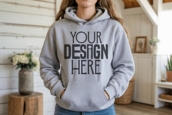 Download Ash Grey Hoodie Mockup - Mockup Collection