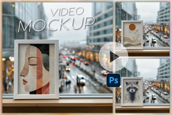 Download Video Frame Mockup PSD Frame Animation - Mockup Collection