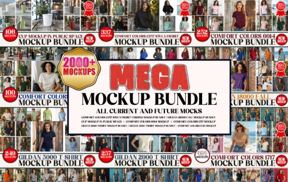 Download The Mega Mockup Bundle - Mockup Collection