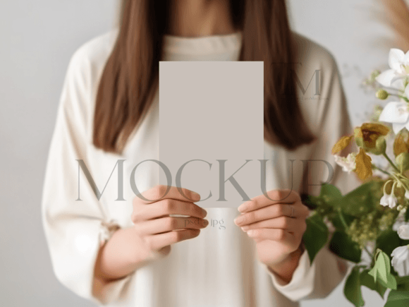 Download 5x7" Card Mockup Smart Object Mockup - Mockup Collection