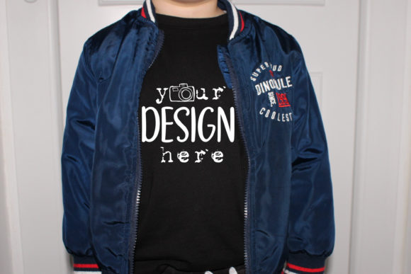 Download Toddler Model Mockup, Black Shirt Mockup - Mockup Collection