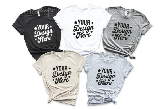 Download Bella Canvas Tshirt Mockup Bundle - Mockup Collection