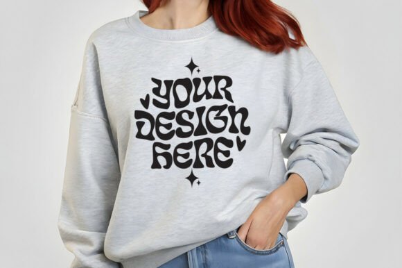 Download Ash Gildan 18000 Sweatshirt Mockup - Mockup Collection