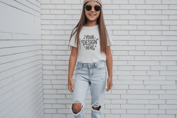 Download Kids Gildan 5000B T-shirt Mockup 27 - Mockup Collection