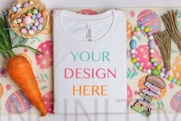 Download Easter Tshirt Mockup Bella Canvas Mockup - Mockup Collection