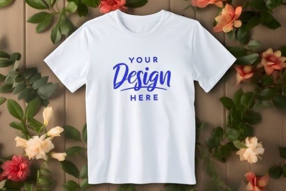 Download White T Shirt Mockup Template Images 02 - Mockup Collection