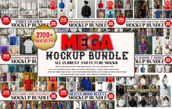 Download Mega Mockup Bundle 2700+ Mockups - Mockup Collection