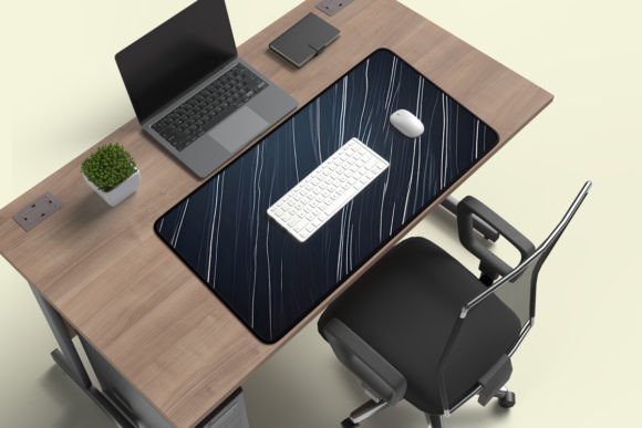Download Desk Mat with Edges Branding Mockup - Mockup Collection