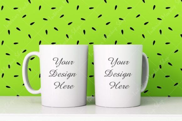Download Mug Mockup Summer Green - Mockup Collection