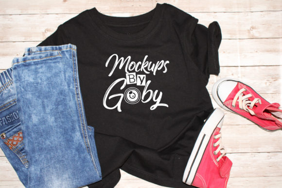 Download Boy Black Shirt Mockup, Child Mocku Ups - Mockup Collection