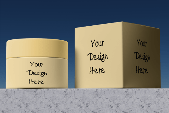 Download Cosmetics Box Mock-up, Editable Mockup - Mockup Collection