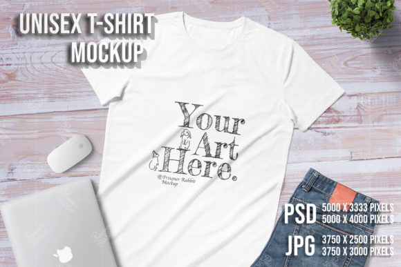 Download White T-shirt Unisex Mockup PSD Template - Mockup Collection