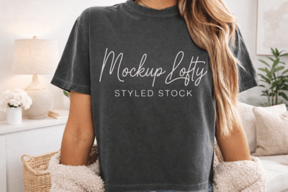 Download Comfort Colors 3023CL Pepper Mockup - Mockup Collection