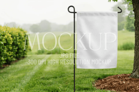 Download Garden Flag Sublimation Mockup - Mockup Collection